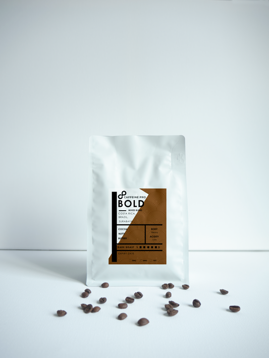 Bold 250g coffee bean cocoa nutty buttery taste