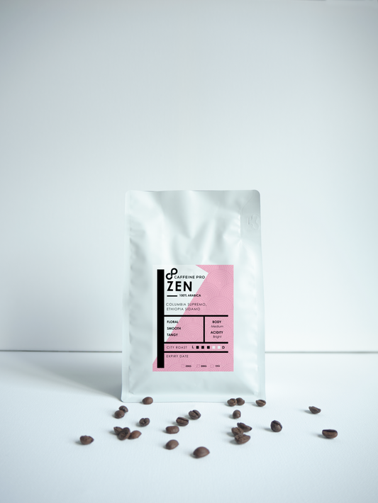 zen 250g coffee bean floral smooth tangy