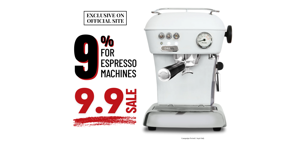 9.9 coffee machine campaign
