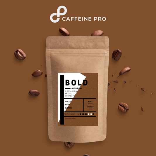 BOLD Blend | Mixed Blend Coffee Beans - Cocoa, Nutty, Buttery, Low Acidity, Heavy Body