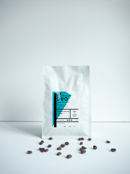 duo 250g coffee beans bittersweet chocolate blueberry nutty