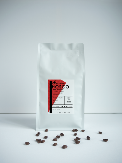 hosco 500g coffee beans dark chocolate savoury malty