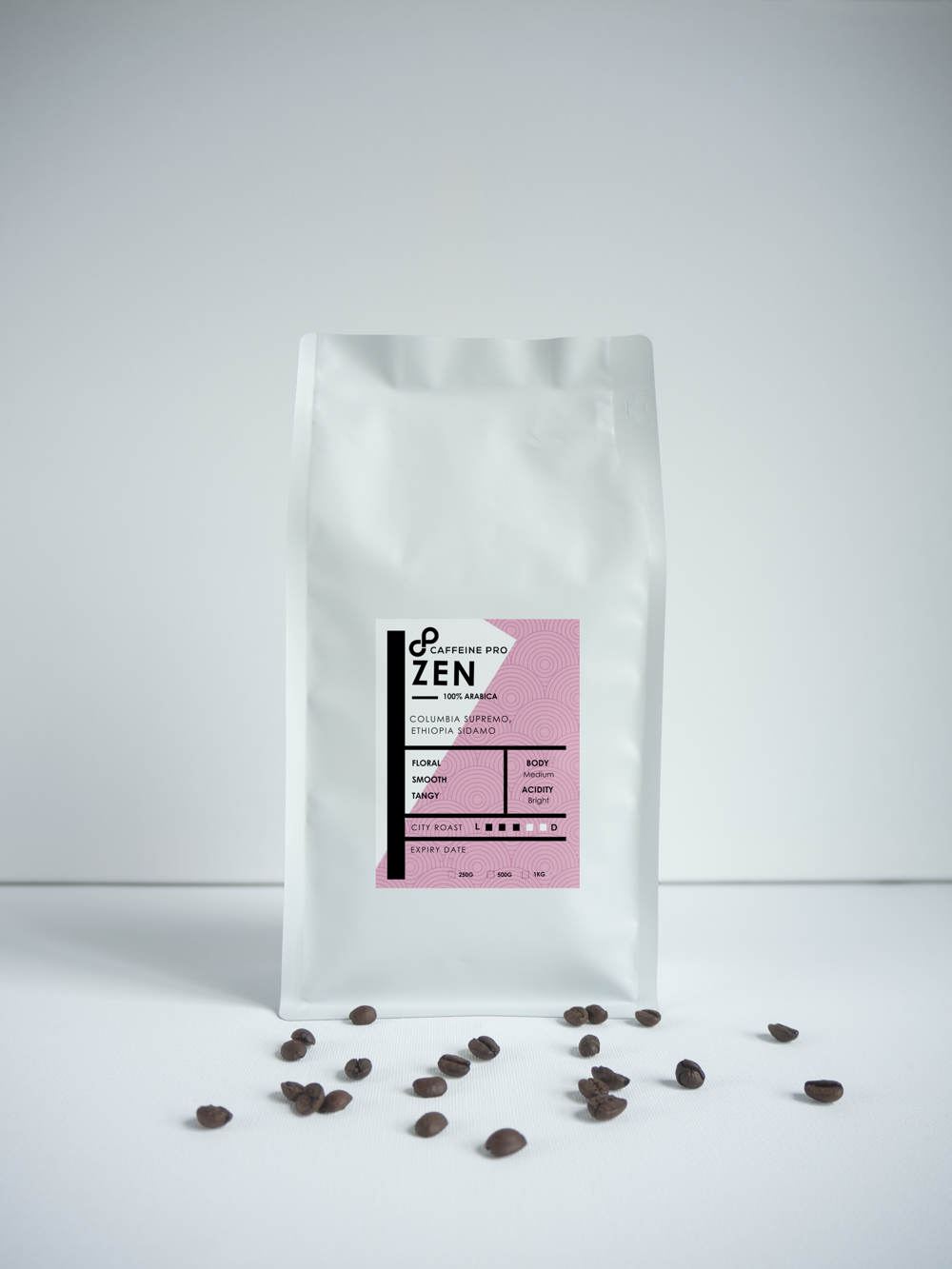 zen 500g coffee bean floral smooth tangy