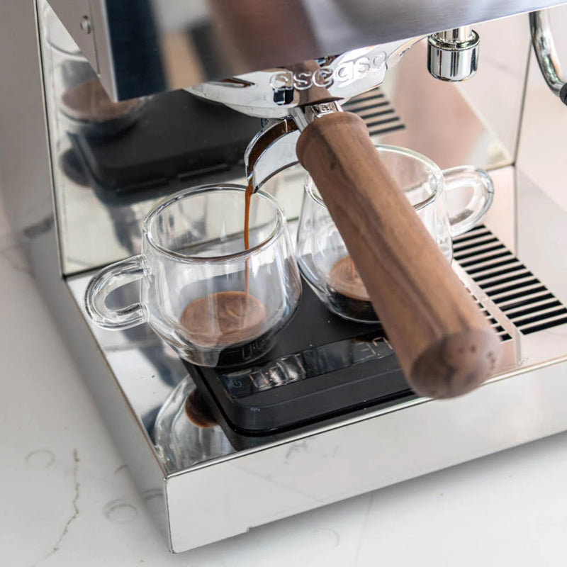 Ascaso steel DUO PID Inox Coffee dripping