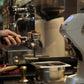 Eureka Coffee Grinding Powder in porta filter